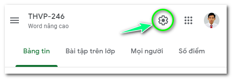 Hướng dẫn sử dụng Google Classroom dành cho Giảng viên 203