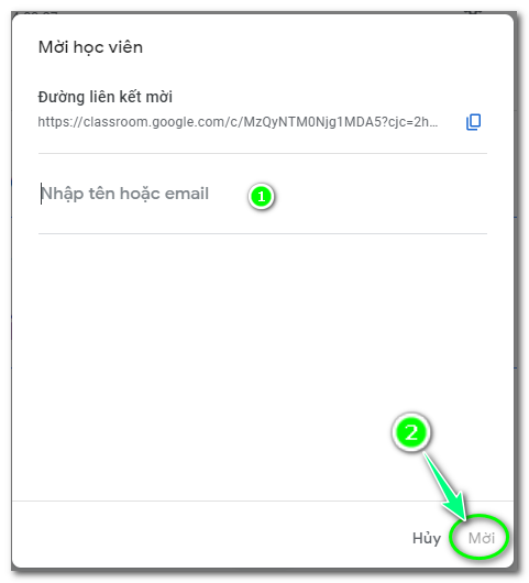 Hướng dẫn sử dụng Google Classroom dành cho Giảng viên 285