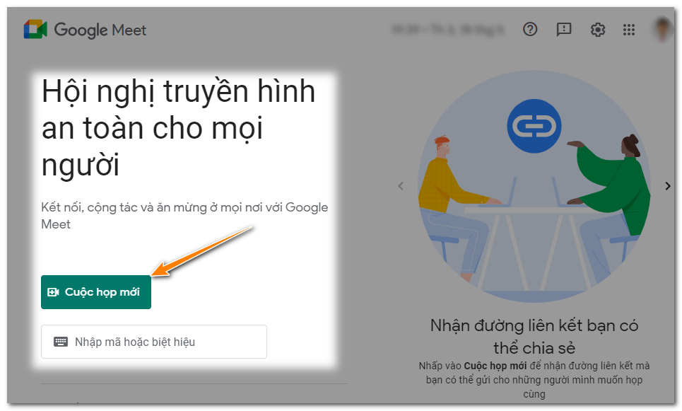 Hướng dẫn sử dụng Google Meet dành cho Giảng viên 510