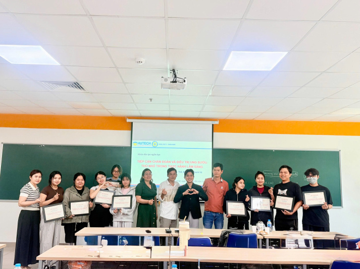 KHOA THÚ Y TỔ CHỨC KHÓA HỌC NGẮN HẠN “TIẾP CẬN CHẨN ĐOÁN VÀ ĐIỀU TRỊ UNG BƯỚU THÚ NHỎ TRONG THỰC HÀNH LÂM SÀNG” 37