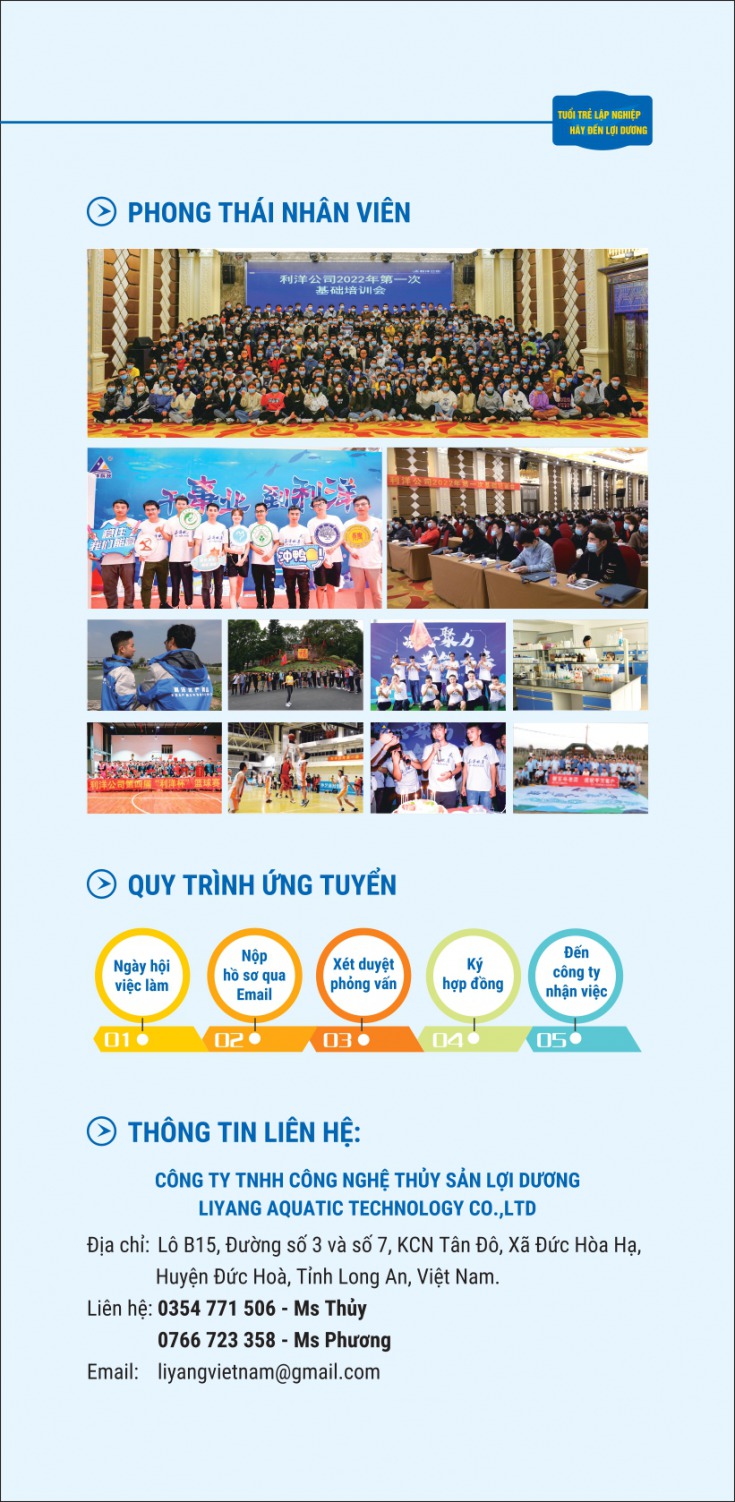 CÔNG TY TNHH CÔNG NGHỆ THỦY SẢN LỢI DƯƠNG 11