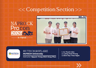 SINH VIÊN 13WIN13 TRANH TÀI TẠI CUỘC THI LẬP TRÌNH QUỐC TẾ NAPROCK PROCON 2026 54