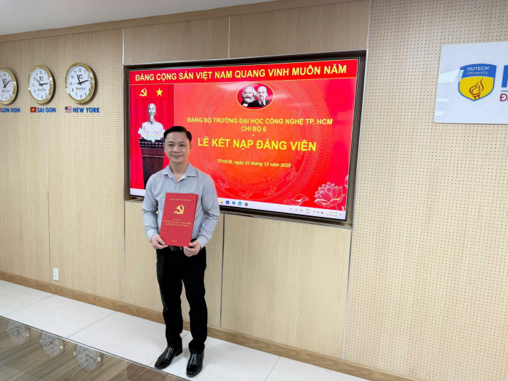 Chi bộ 6 tổ chức Lễ kết nạp Đảng viên 23