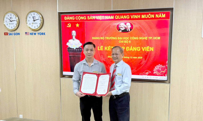 Chi bộ 6 tổ chức Lễ kết nạp Đảng viên 9