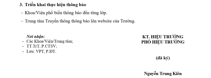 Thông báo Lịch thi Học kỳ 3, Học kỳ phụ - Học kỳ 3 năm học 2024 - 2025 đối với Tải app 13Win Đại học chính quy, Đại học Liên thông, Đại học Văn bằng 2 6