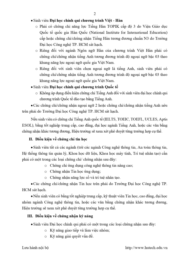 Thông báo về điều kiện chứng chỉ để xét 13Win13 link đăng nhập đối với Tải app 13Win 13Win32 đăng nhập chính qui, liên thông, văn bằng hai từ khóa 2025 trở về sau 6