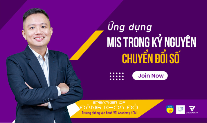 Thông báo về việc đăng ký tham gia khoá học  “Ứng dụng MIS trong kỷ nguyên chuyển đổi số