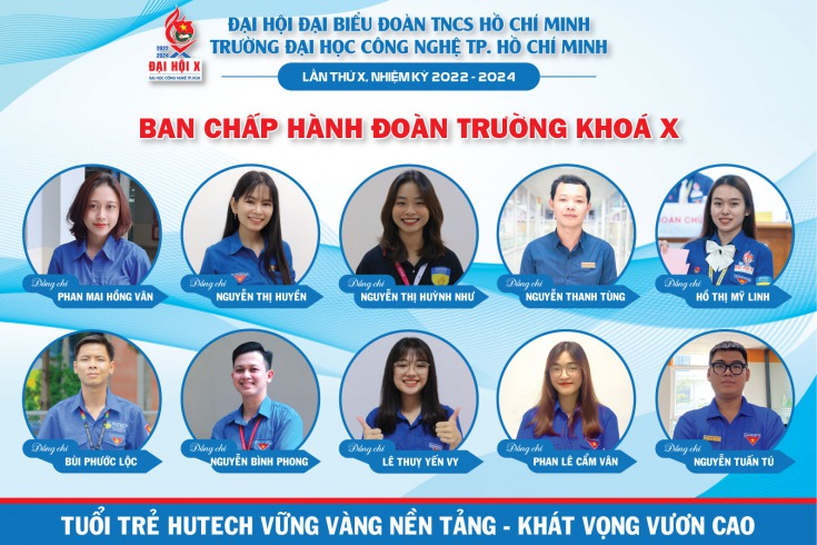 GIỚI THIỆU BAN CHẤP HÀNH ĐOÀN TRƯỜNG KHÓA X, NHIỆM KỲ 2022 - 2024 7