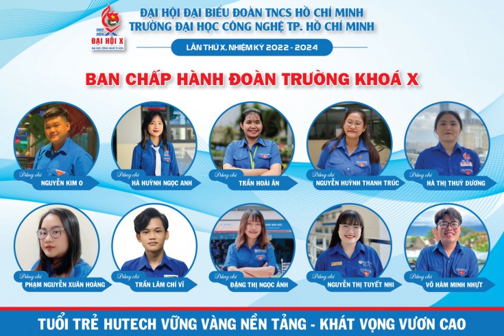 GIỚI THIỆU BAN CHẤP HÀNH ĐOÀN TRƯỜNG KHÓA X, NHIỆM KỲ 2022 - 2024 5