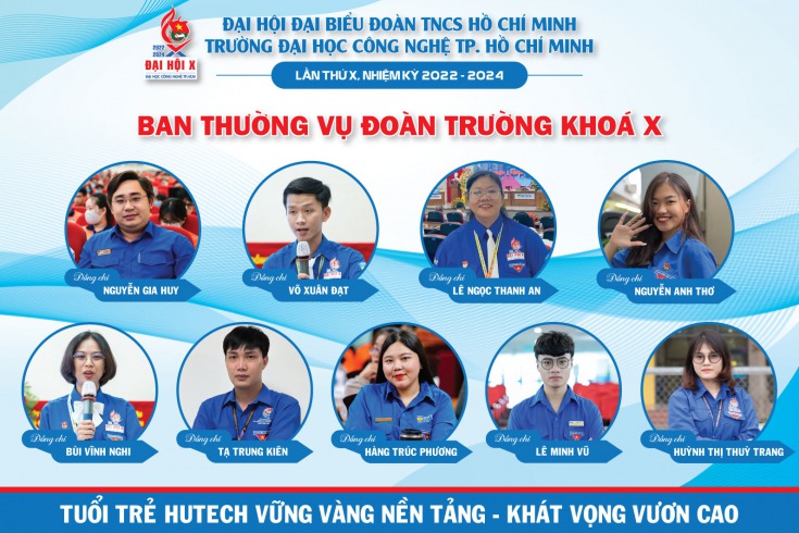 GIỚI THIỆU BAN CHẤP HÀNH ĐOÀN TRƯỜNG KHÓA X, NHIỆM KỲ 2022 - 2024 5