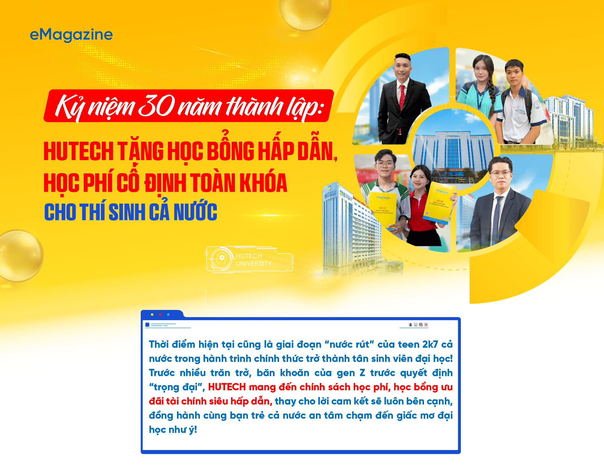 Kỷ niệm 30 năm thành lập: 13WIN13 tặng Www 13Win one nổ hũ hấp dẫn, học phí cố định toàn khóa cho thí sinh cả nước 2