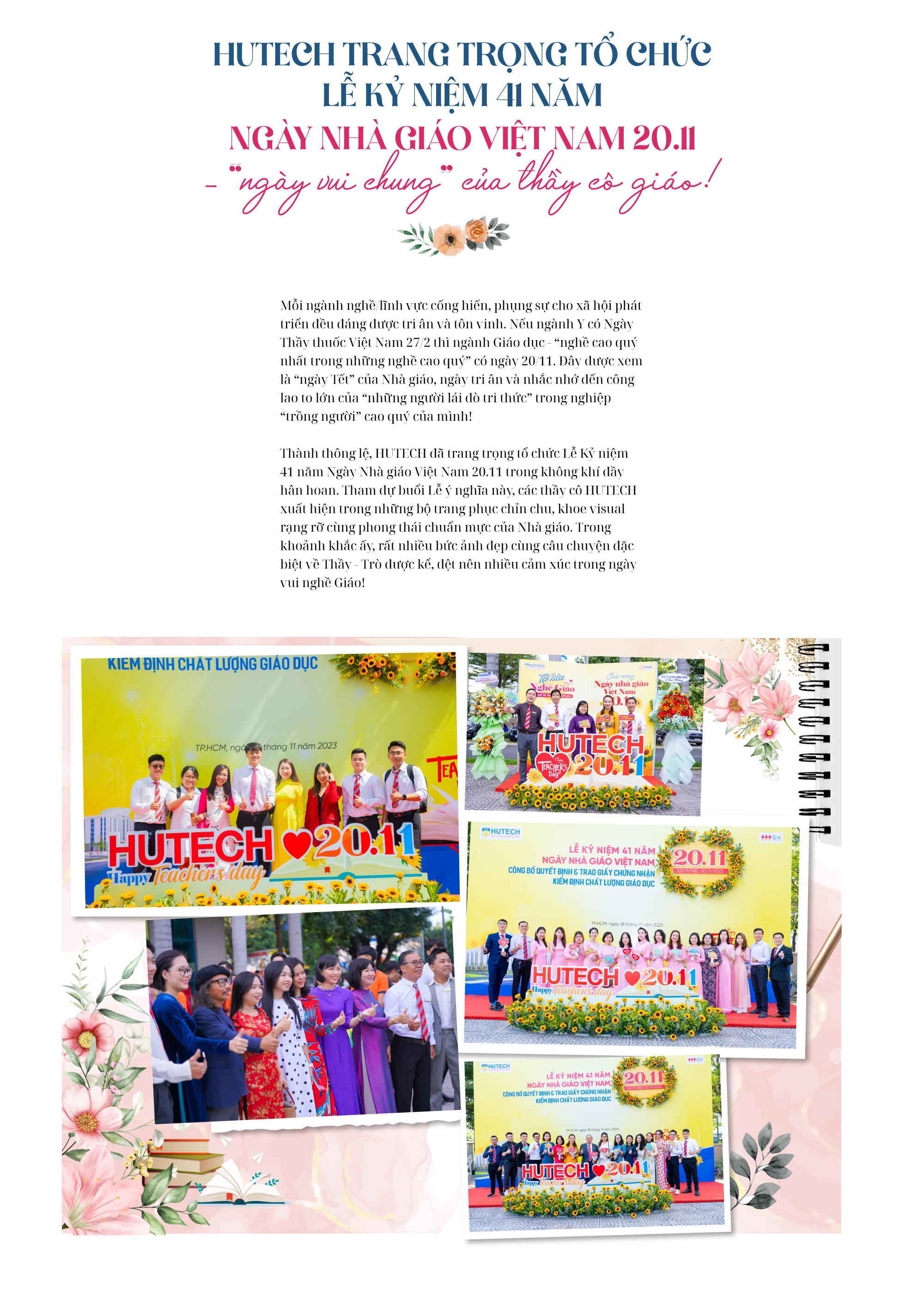 eMagazine: Tháng 11, 13WIN13 ngập tràn sắc hoa và tình cảm Thầy Trò! 4