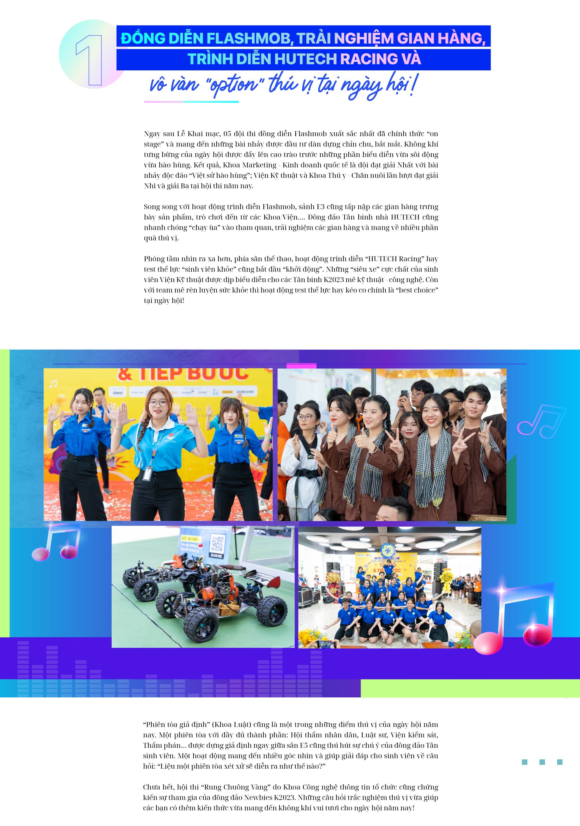 eMagazine: NEWBIES K2023 13WIN13 TƯNG BỪNG NHẬP MÔN - KỲ 1:  THỎA THÍCH “TRẨY HỘI”, HÒA NHỊP ĐỜI SỐNG SINH VIÊN ĐẦY SẮC MÀU NGHỆ THUẬT 4