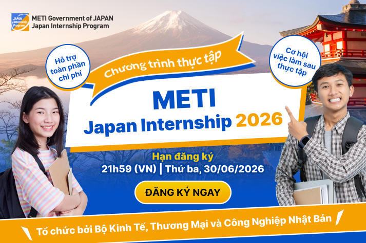 CHƯƠNG TRÌNH THỰC TẬP TẠI NHẬT BẢN METI JAPAN INTERNSHIP ĐƯỢC HỖ TRỢ TOÀN PHẦN BỞI BỘ KINH TẾ, THƯƠNG MẠI VÀ CÔNG NGHIỆP NHẬT BẢN (METI) 4