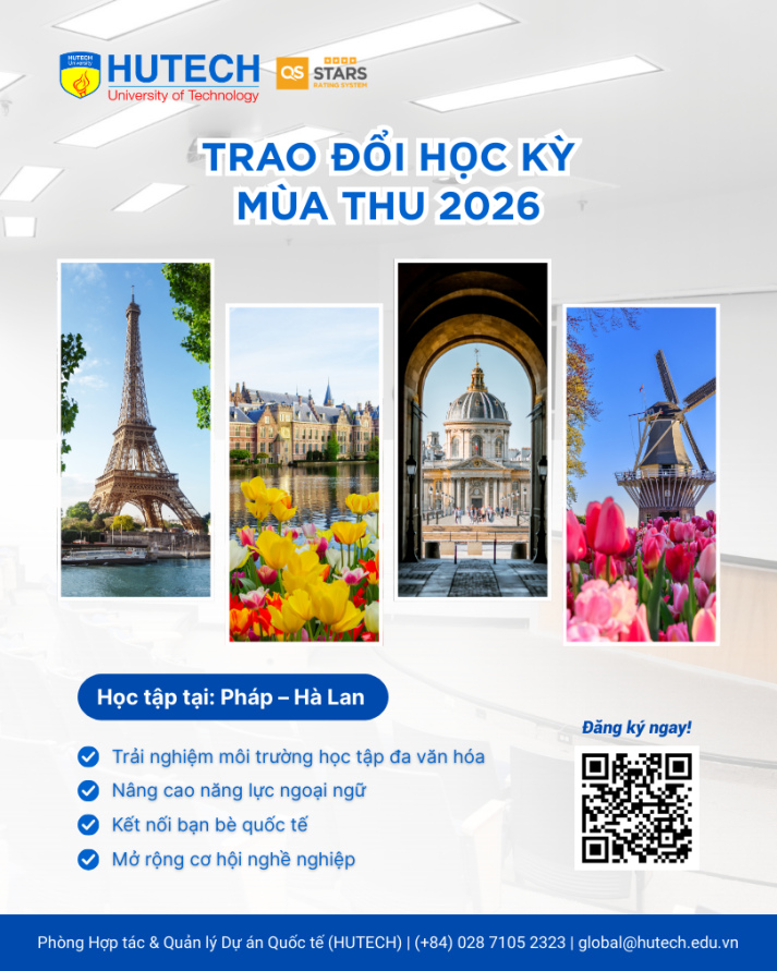 Thông báo Chương trình Trao đổi Học kỳ mùa Thu 2026 (Đang cập nhật) 151