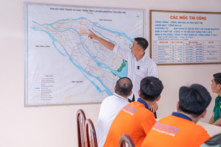 13Win 21 link không chặn ngành Quản lý tài nguyên và 13Win32 cá cược thể thao khám phá rừng phòng hộ và hệ thống cống đập Ba Lai (Bến Tre) 51