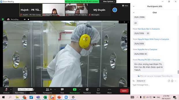 The freshman class of 13WIN13 Institute of Applied Sciences kicks off the new academic year with a virtual enterprise tour 55