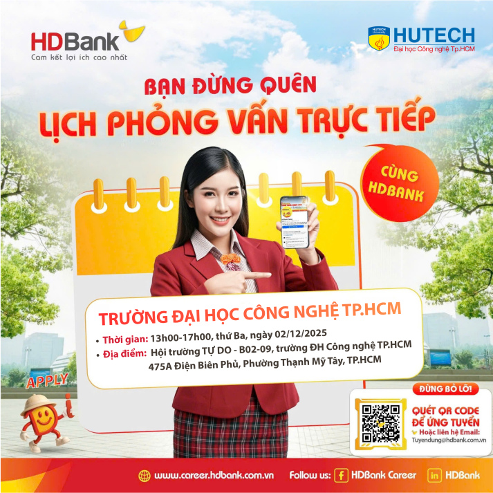 13Win 21 link không chặn Khoa Tài chính - Thương mại nắm bắt cơ hội thực tập “vàng” tại HDBank Future Banker 2025 vào 02/12 tới 56