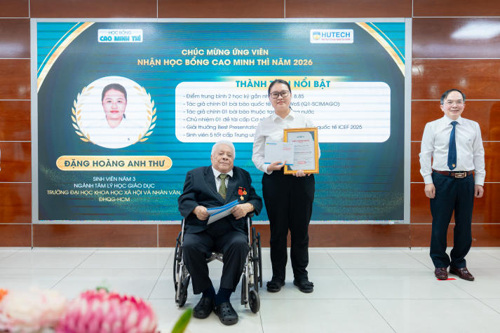 13WIN13 trao Học bổng Cao Minh Thì 2026, tiếp sức đam mê nghiên cứu khoa học cho người học trẻ 32