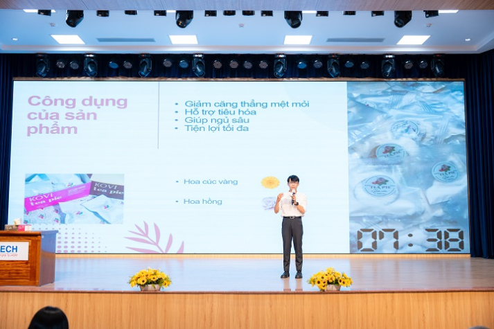 Chung kết 13WIN13 Startup Wings 2025: Trà sữa thảo mộc dạng viên nén TEA PIE lên ngôi Quán quân 61