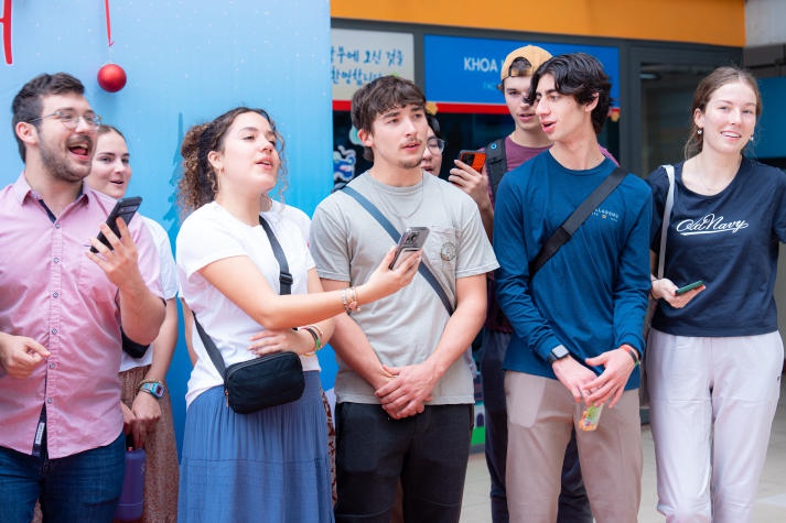 Cultural Day Xmas Joy 2024: English Faculty students spread Christmas cheer with international friends 64