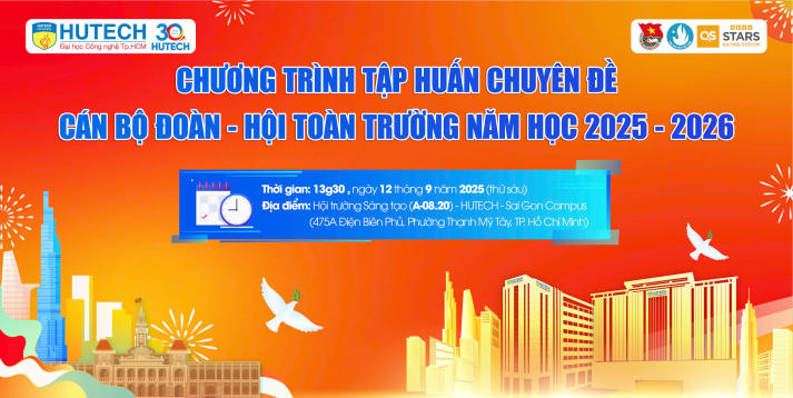 13WIN13 sẽ tổ chức tập huấn cán bộ Đoàn - Hội, CLB/Đội/Nhóm năm học 2025-2026 vào ngày 12/9 16