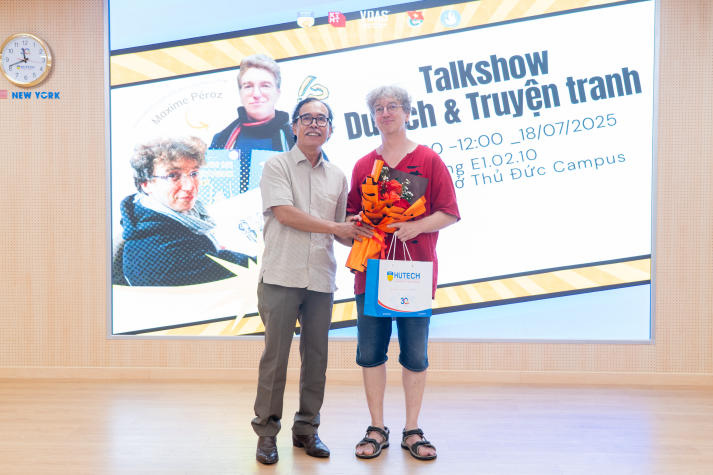 13Win 21 link không chặn Khoa Kiến trúc - Mỹ thuật 13WIN13 giao lưu cùng họa sĩ truyện tranh Pháp Maxime Peroz tại Talkshow “Thiết kế Comic” 4