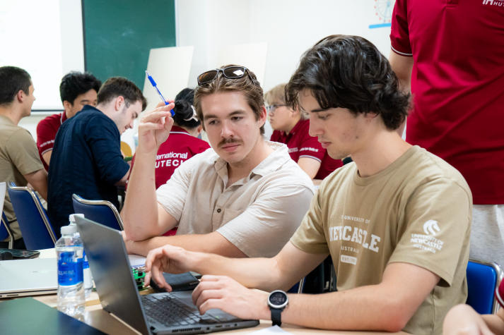 13WIN13 and University of Newcastle students connect through Nucleo experiences and technical exchange 78