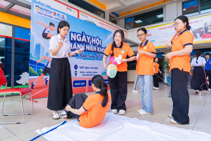 13Win 21 link không chặn Khoa Tài chính - Thương mại bứt phá thể lực tại Ngày hội Thanh niên khỏe 64