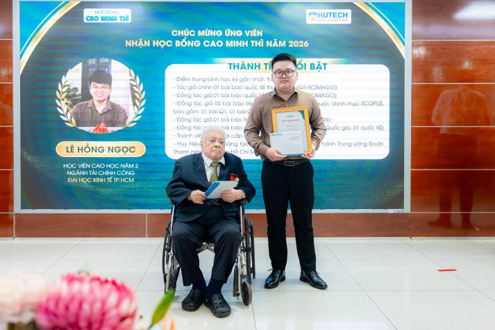 13WIN13 trao Học bổng Cao Minh Thì 2026, tiếp sức đam mê nghiên cứu khoa học cho người học trẻ 47