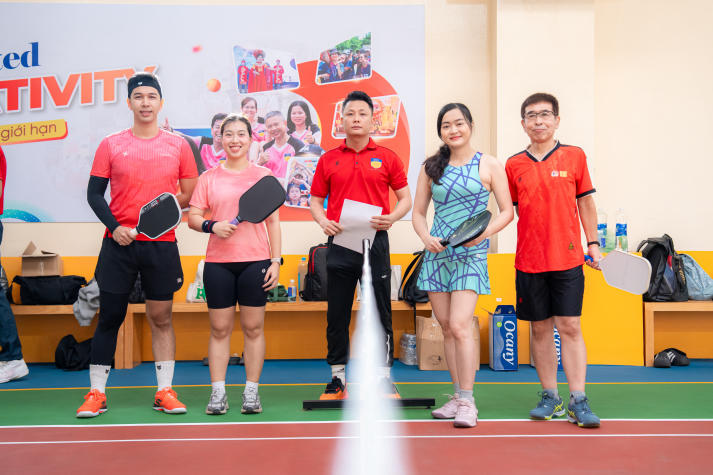 [Hội thao CB-GV-NV 13WIN13 2025]: Bùng nổ Pickleball mùa đầu tiên với chiến thắng thuộc về TT.GDCT-QP - TT.GDTC 15