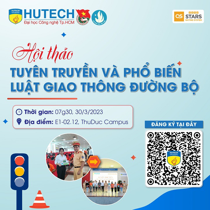 Tiếp nhận đăng ký tham gia Hội thảo "Tuyên truyền và phổ biến Luật Giao thông đường bộ" đến ngày 29/3 8