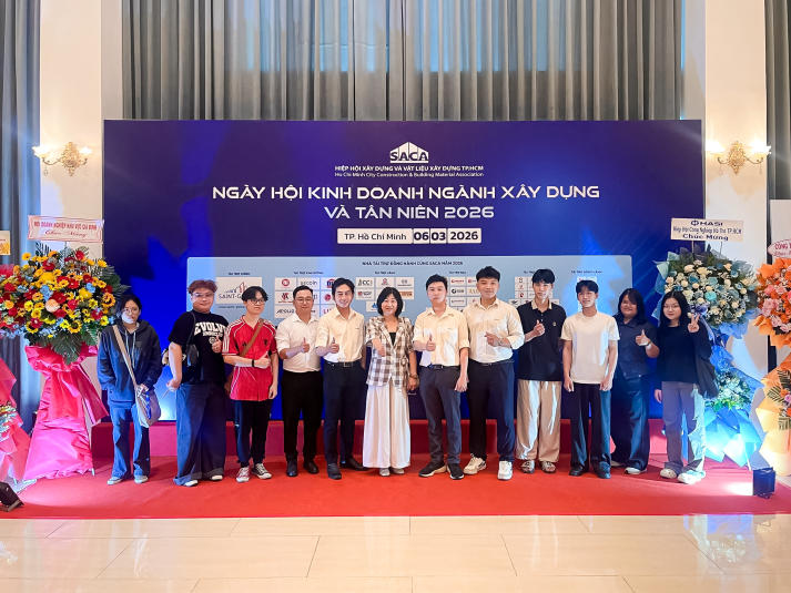 Giảng viên, Tải app 13Win Khoa Kiến trúc - Mỹ thuật tham dự Ngày hội Kinh doanh ngành Xây dựng và Tân niên SACA 2026 32