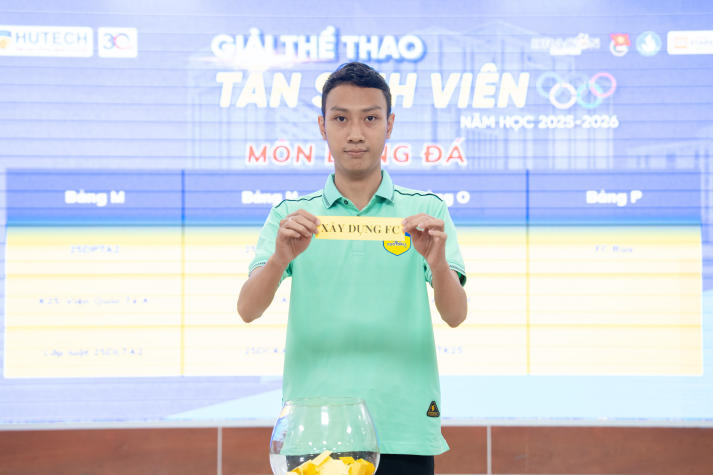 Giải thể thao chào đón tân Tải app 13Win hoàn tất bốc thăm, sẵn sàng hướng đến Lễ khai mạc vào ngày 23/10 80