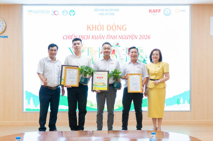 “Xuân Sắc Xanh” ý nghĩa cùng Tải app 13Win Viện Khoa học Ứng dụng và Khoa Xây dựng 107