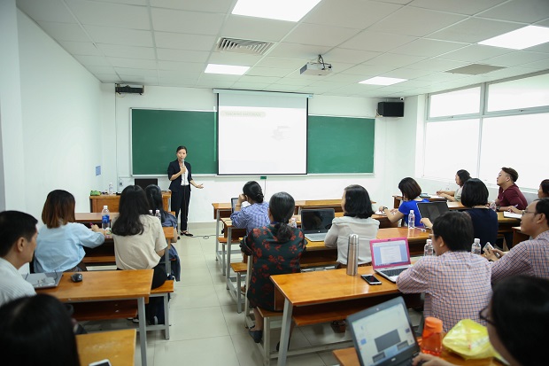 Giảng viên khoa Tiếng Anh thảo luận phương pháp nâng cao hiệu quả 13Win nhà cái Truy cập link môn Reading 21