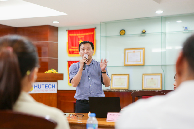 Giảng viên Khoa Quản trị Kinh doanh tập huấn kỹ thuật phân tích dữ liệu cùng CEO Công ty CI Research 109