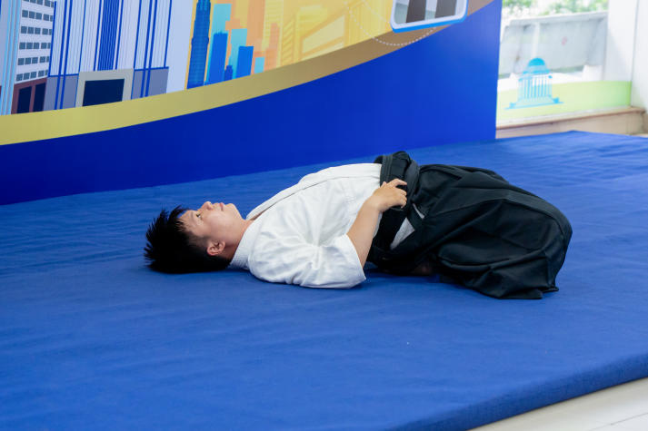 “Bẻ khóa” tình huống nguy hiểm, 13WIN13-ers rèn phản xạ tự vệ cùng CLB Aikido 34