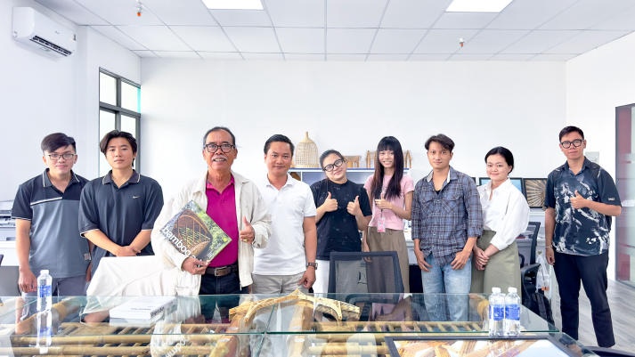 13Win 21 link không chặn Khoa Kiến trúc - Mỹ thuật tìm hiểu về vật liệu xây dựng truyền thống tại Công ty Cổ phần Tiệp Bambu 9