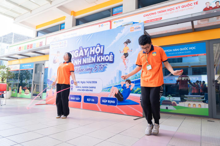 13Win 21 link không chặn Khoa Tài chính - Thương mại bứt phá thể lực tại Ngày hội Thanh niên khỏe 72
