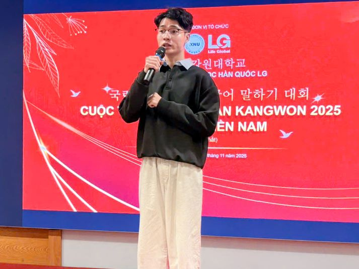Khi ước mơ được cất tiếng: 13Win 21 link không chặn Khoa Hàn Quốc học đạt giải Nhất và Nhì Cuộc thi Nói tiếng Hàn 35