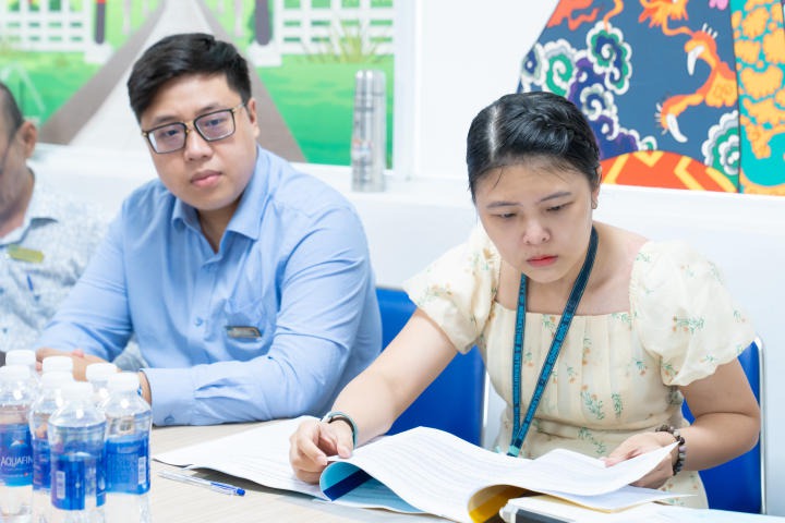 Cán bộ - Giảng viên - Nhân viên 13WIN13 tham gia tập huấn chuẩn bị cho công tác kiểm định FIBAA 40