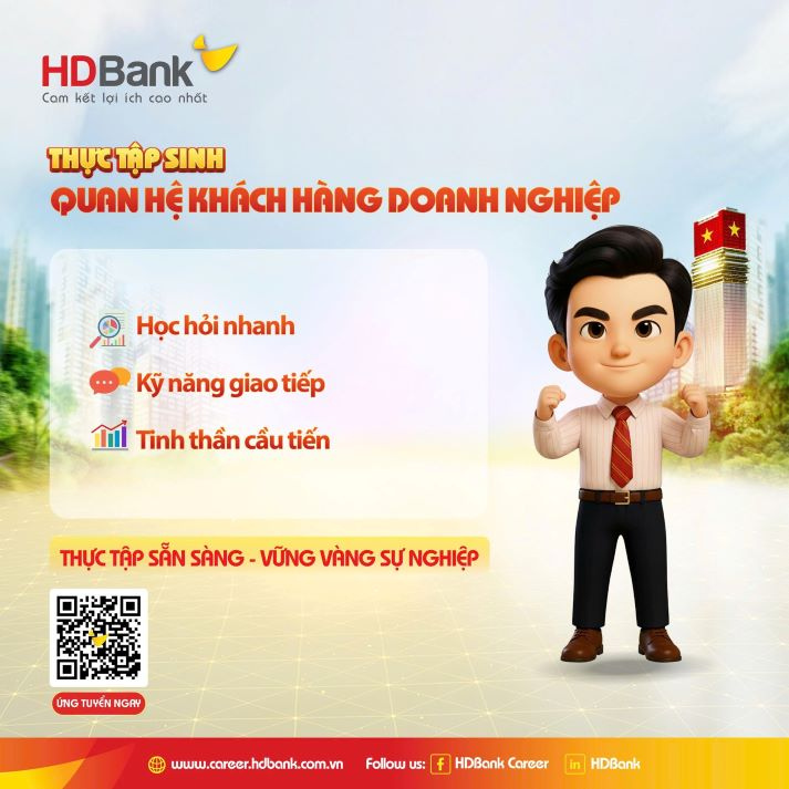 13Win 21 link không chặn Khoa Tài chính - Thương mại nắm bắt cơ hội thực tập “vàng” tại HDBank Future Banker 2025 vào 02/12 tới 28