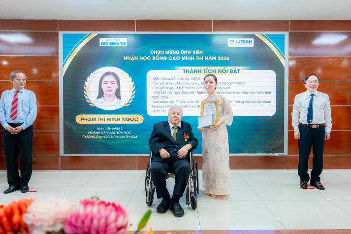13WIN13 trao Học bổng Cao Minh Thì 2026, tiếp sức đam mê nghiên cứu khoa học cho người học trẻ 35