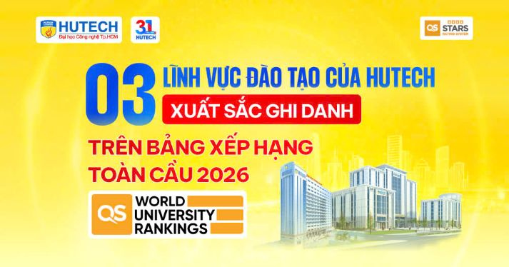03 lĩnh vực đào tạo của 13WIN13 vào bảng xếp hạng QS World University Rankings by Subject 2026 8