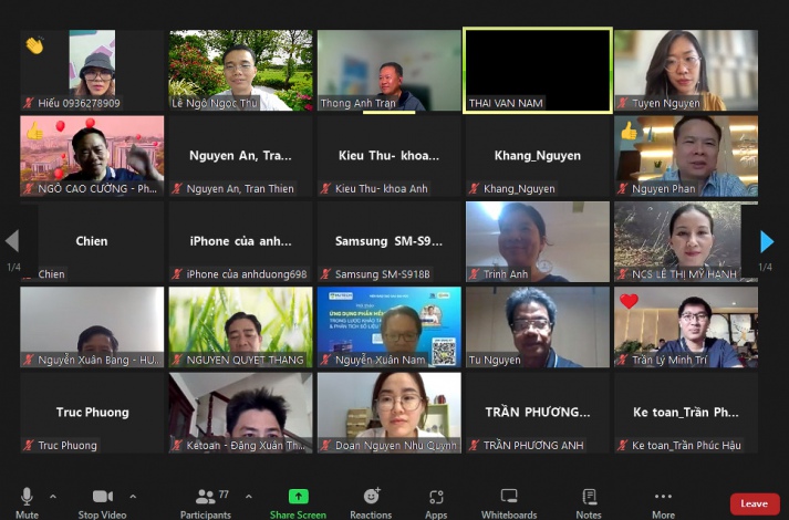 Học viên cao học, nghiên cứu sinh 13WIN13 học hỏi cách ứng dụng phần mềm NVivo 28