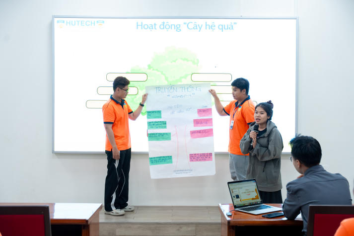 Ban cán sự lớp 13WIN13 học kỹ năng kết nối tập thể bằng lắng nghe và thấu cảm 93