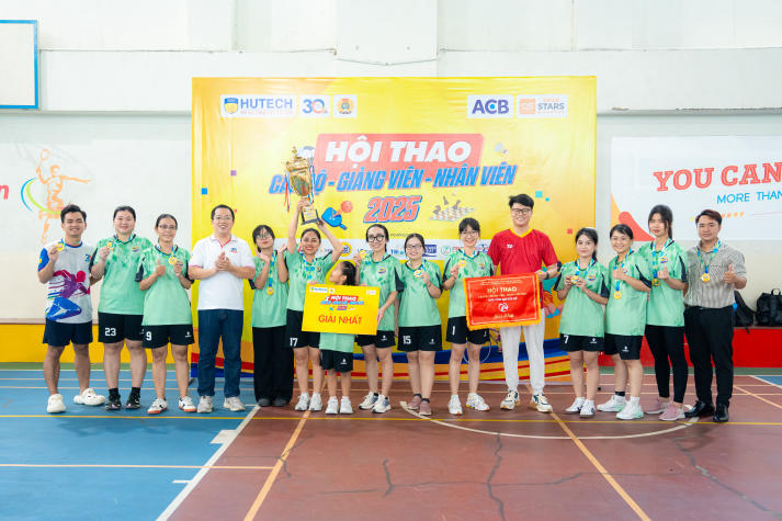 [Hội thao CB-GV-NV 13WIN13 2025]: TT.TVTS-TT.TrT-TT.Mar-PTTH, P.ĐT-P.KT-TT.DHS bảo vệ thành công ngôi vương Bóng chuyền nam, nữ 123