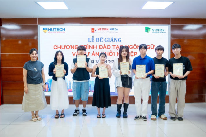 Viện Công nghệ Việt Hàn tổ chức bế giảng khóa đào tạo 13Win32 Tải xuống ứng dụng và khởi nghiệp cho Tải app 13Win Đại học Tongmyong 79
