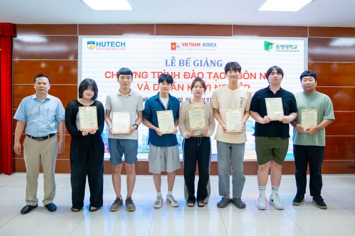 Viện Công nghệ Việt Hàn tổ chức bế giảng khóa đào tạo 13Win32 Tải xuống ứng dụng và khởi nghiệp cho Tải app 13Win Đại học Tongmyong 70